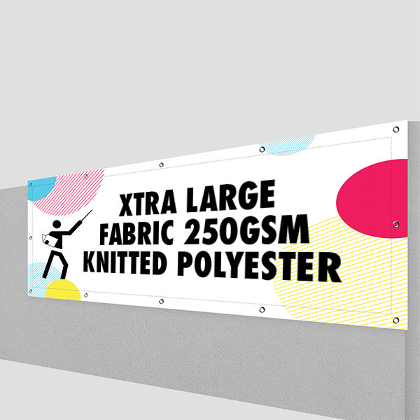  Large Banner – Knitted Polyester